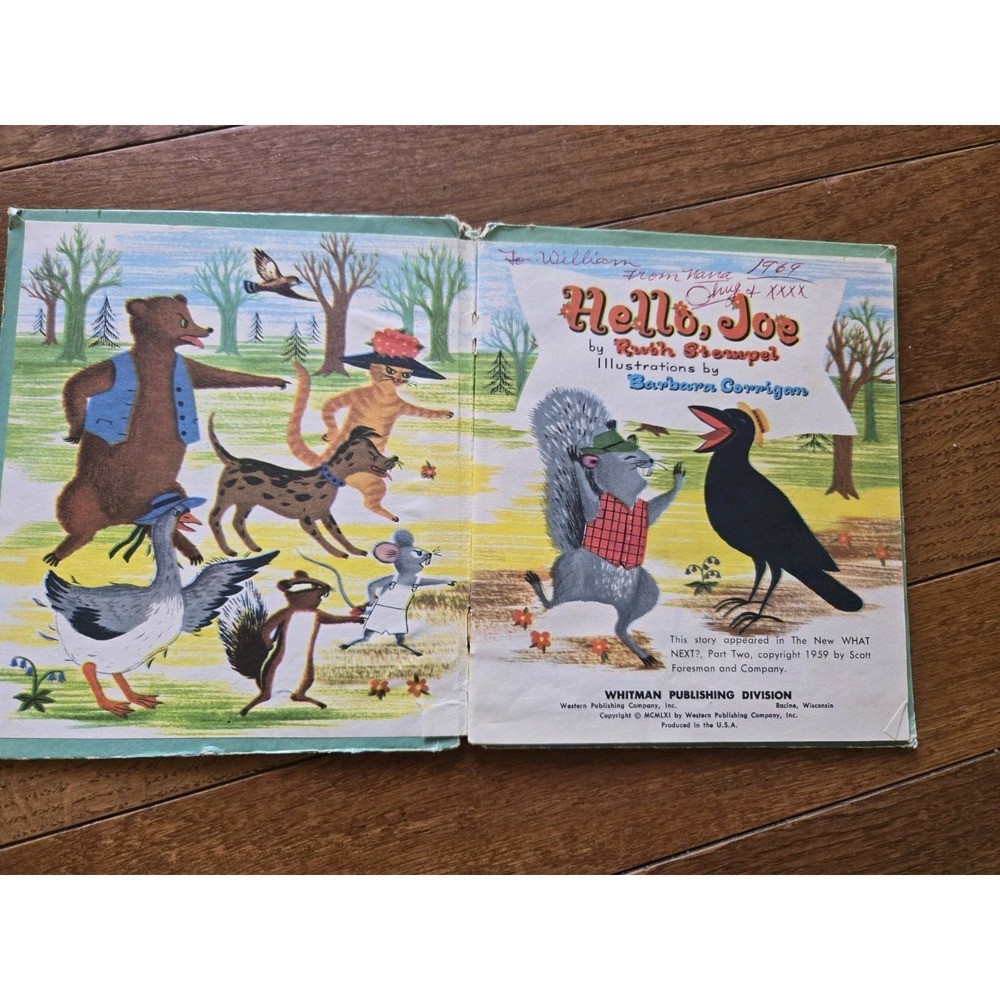 Tell A Tale Books Lot Of 6 VTG 50s Childrens Books - Hello Joe, Lassie, Frisker - Picture 10 of 14